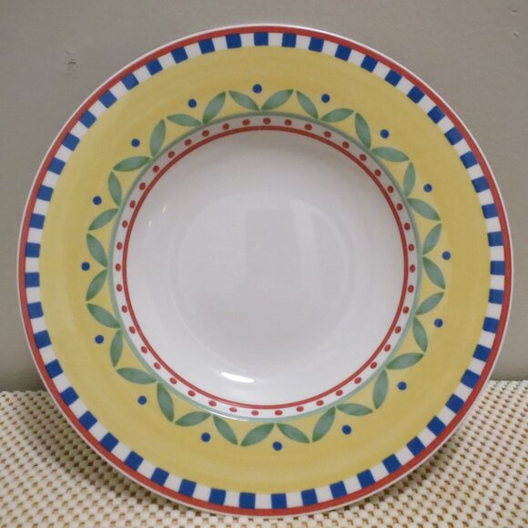 X2 Villeroy & Bock Rim Pasta Soup Bowl Twist-Bea 9.5" Fine Vilbo China Germany - Picture 2 of 6